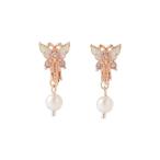 イヤリング 蝶モチーフ イヤリング レディース