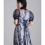 ドレス 袖あり＆ロング同窓会パフスリーブお呼ばれ結婚式フォーマルオケージョンドレスパーティードレス 二次会 成人式 謝恩会 20代 30代