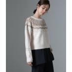 ニット セーター 求心柄ニット レディース