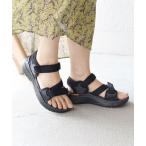 「Teva」 フラットサンダル 70 ブラック レディース