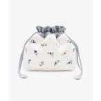 キッチン エリタージュフルール刺繍保冷巾着ランチバッグ