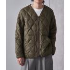 ダウンジャケット ダウン 「TAION」MILITARY W-ZIP V NECK DOWN JKT TAION-101ALSZML-1 メンズ レデ