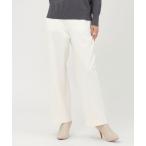 パンツ 「吸湿発熱」「保温性」「ウォッシャブル」デュアルウォームワイドストレートパンツ レディース