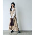 ジャンパースカート クラッシュベロアVネックジャンスカ