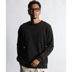 tシャツ BASIC AWESOME TEE:ワンポイント ロングスリーブTシャツ ベーシックロンT メンズ