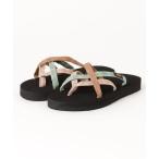 「Teva」 フラットサンダル 8(25) ブラウン レディース