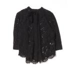 「ZADIG&VOLTAIRE」 7分袖ブラウス S ブラック レディース