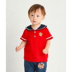 tシャツ プッチーマリンセーラーカラー半袖Tシャツ キッズ 子供服 男の子 女の子