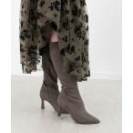 ブーツ 晴雨兼用 ポインテッドトゥヒールブーツ レディース