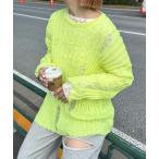 ニット セーター Alley Tokyoダメージニット レディース