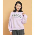 トレーナー 「秋冬の必需品」カレッジロゴ裏毛 キッズ 子供服 女の子