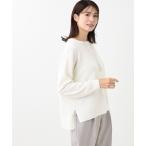 ニット セーター 「洗える」ラメジャカードニット レディース