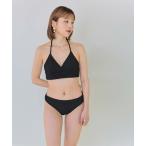 水着 uneuneバックリボンホルターネックビキニ/水着 レディース