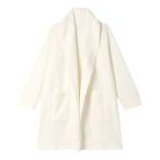 ショッピングロングカーディガン パジャマ ルームウェア ビーバー仕立てロングカーディガン レディース