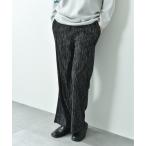 パンツ ストレッチリブプリントパ