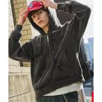 パーカー 「SWAGVIBE」Pinched Dye Zip Hoodie メンズ レディース