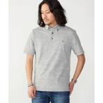 「SHIPS」 半袖ポロシャツ MEDIUM グレー メンズ