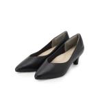 パンプス 「通勤/セレモニー」Vカットデザインで足が美しく見える ベーシック5cmパンプス