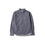 シャツ ロクシタン l'occitane HICKORY WOVEN L/S SHIRTS/アーモンドワークテイストヒッコリー長袖シャツ メンズ レデ