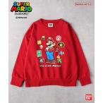 トレーナー  「スーパーマリオ」プリントスウェット キッズ 子供服 男の子 女の子