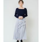 ワンピース フリルドッキングワンピ