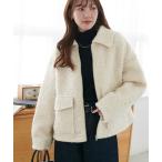 ショッピングブルゾン ブルゾン アウター 「WEB限定」WポケットZIPブルゾン レディース