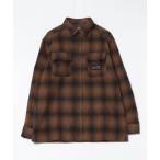 シャツ BILLABONG メンズ HEAVY FLANNEL 長袖シャツ/ビラボンロゴボックスシルエットチェック柄ネルシャツ メンズ レディース