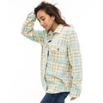 ブラウス シャツ BILLABONG レディース FORGE FLEECE 0 長袖シャツ/ビラボン総柄フリース長袖シャツ レディース