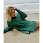 ショッピングビラボン ワンピース BILLABONG レディース SLEEVE LINE SWEAT ON ワンピース/ビラボンハーフジップスウェットフレアワンピース