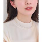 ショッピング雑誌掲載 ネックレス 「雑誌掲載」「金属アレルギー対応」クラスアップパールネックレス/全長:約40cm/一連パールネックレス レディース