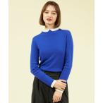 ニット セーター Cleric Collar Knit ロングスリーブ レディース