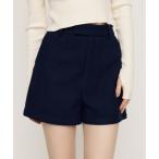 スラックス パンツ SIMPLY HW S/PT シンプリー ハイウエスト ショートパンツ / セットアップ可 レディース