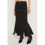 デニムスカート L/W DEEP DAMAGE MERMAID L/SK-E ローウエスト ディープ ダメージ マーメイド ロングスカートイー