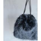 ショッピング麻 ハンドバッグ Ring fur bag