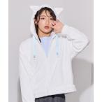 パーカー  ねこ耳ZIPモコモコ ボアパーカー/ジップアップパーカー（140cm〜160cm） キッズ 子供服 女の子
