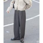 スラックス パンツ 「追加3」ウールライクストレッチスラックス レディース