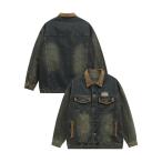 ショッピングコーデュロイ デニムジャケット gジャン HOOK -select-　コーデュロイ異素材デニムジャケット メンズ レディース