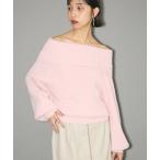 ショッピングオフショルダー ニット セーター オフショルダーニット レディース