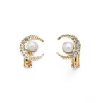 イヤリング 月モチーフ イヤリング レディース