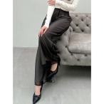 パンツ シアーレイヤードロングパンツ レディース