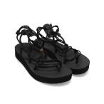 「Teva」 フラットサンダル 24.0cm ブラック レディース