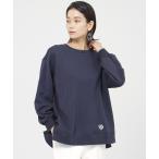 tシャツ 「WEB・一部店舗限定」「ウォッシャブル」タイガーパッチ裏毛プルオーバーカットソー レディース