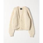 カーディガン 「SHIPS any別注」NEPAL HAND KNIT: ボリューム ニット カーディガン レディース