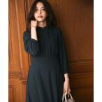 ワンピース ジョーゼットシフォン フリルワンピース