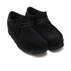 ブーツ CLARKS WallabeeGTX Black Sde / クラークス ワラビー GTX メンズ