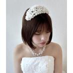 カチューシャ 「 NOLITA / ノリータ 」ボンネ ヘアアクセサリー ウエディング ブライダル ヘッドドレス
