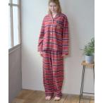 ショッピングパジャマ レディース パジャマ ルームウェア 「PAUL＆JOE」ネルチェック　ロゴワッペン付き　パジャマ レディース