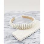 カチューシャ ビジューパールカチューシャ