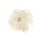 ブローチ 「夏SALE／フォーマル」シアーフラワーコサージュ レディース