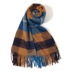 ストール マフラー Johnstons of Elgin カシミヤチェックストール レディース